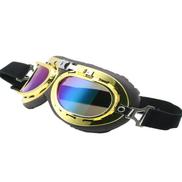 Old fashioned goggles retro off-road Harley goggles - Image 4