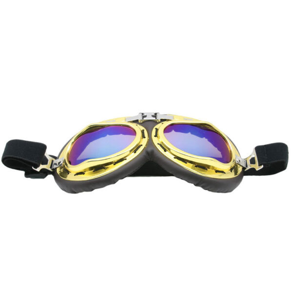 Old fashioned goggles retro off-road Harley goggles - Image 2