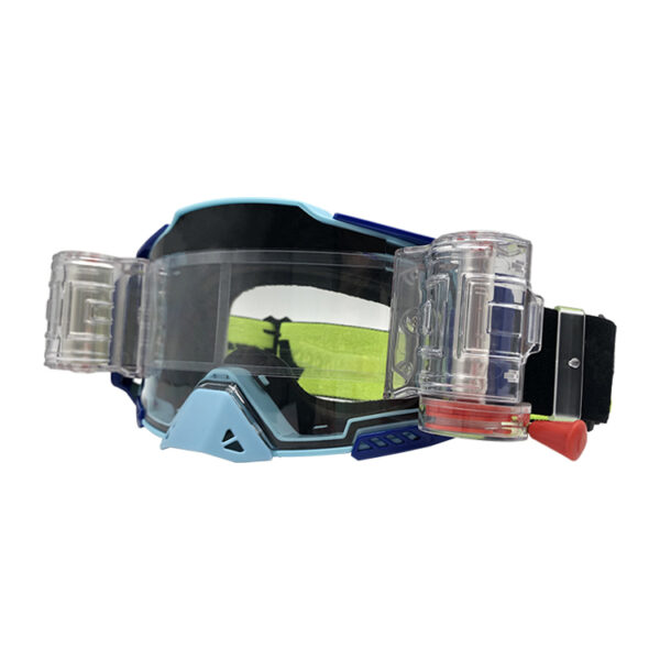 MTB goggle roll off 50mm width sell with visor - Image 2