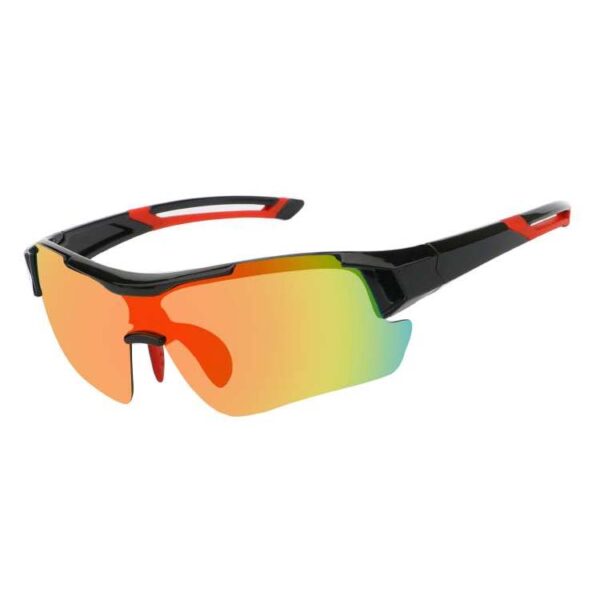 Affordable cycling sunglasses lightweight flexible frame - Image 4