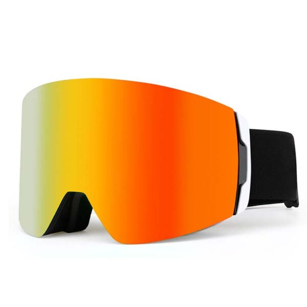 Ski goggles uv protection double layer anti-fog magnetic design