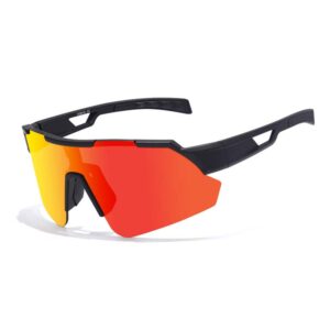 Mirrored cycling sunglasses polarized bicycle glasses