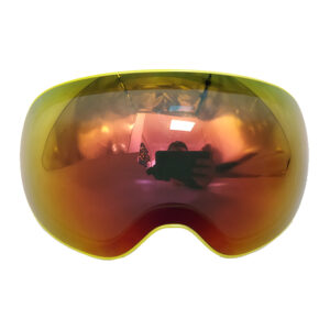 Orange ski goggles lens factory mass customization
