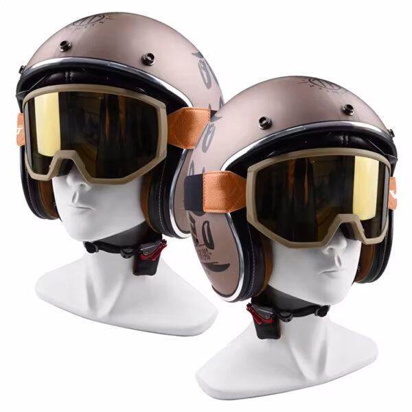 Best motocross goggles for dust vintage retro moto goggles custom - Image 4