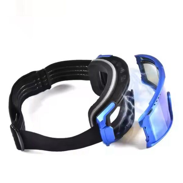 High-quality Manufacturer-customized Logo IMD Anti-fog OTG Goggles for Snow Sports - Image 5
