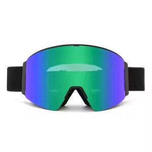 Electric heating goggles Snowmobile anti-fog magnetic interchangeable frameless OTG ski goggles
