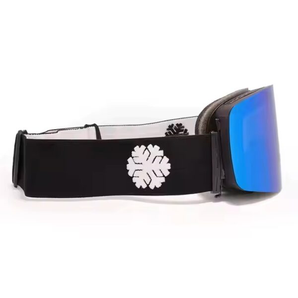 Interchangeable anti-fog OTG ski goggles for outdoor sports Plastic ski goggles with clear vision - Image 2