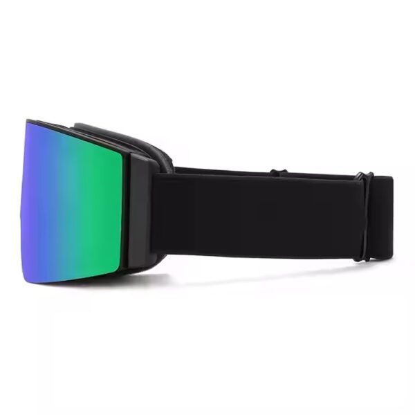 Electric heating goggles Snowmobile anti-fog magnetic interchangeable frameless OTG ski goggles - Image 3