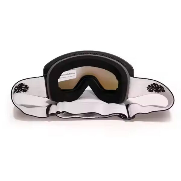 Interchangeable anti-fog OTG ski goggles for outdoor sports Plastic ski goggles with clear vision - Image 4