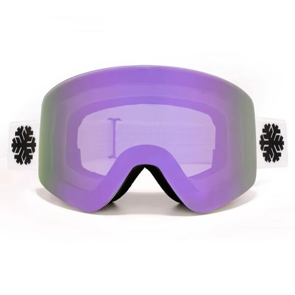 Interchangeable anti-fog OTG ski goggles for outdoor sports Plastic ski goggles with clear vision - Image 6