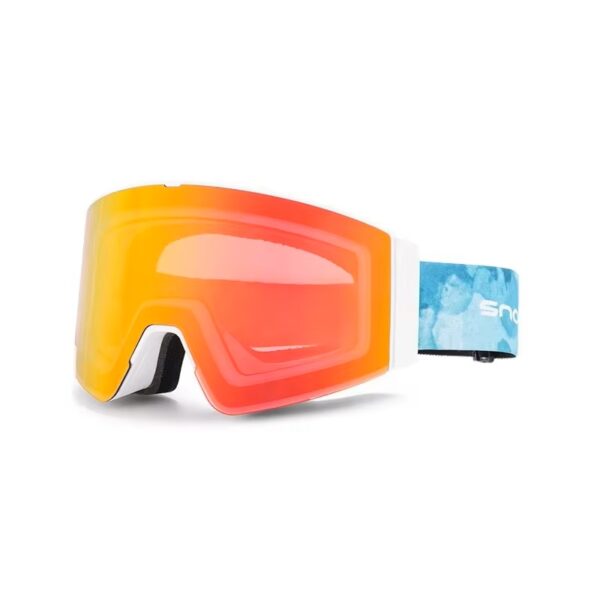 Electric heating goggles Snowmobile anti-fog magnetic interchangeable frameless OTG ski goggles - Image 7